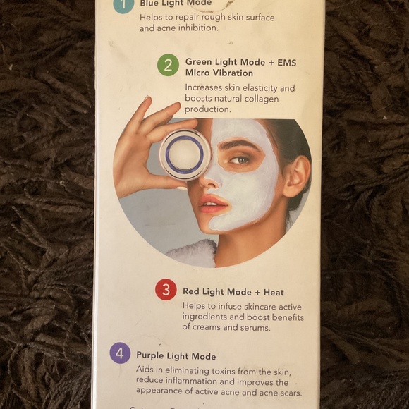 Spa Sciences NURI LED Thermal Smart Facial Mask Infuser ~ USB Rechargeable - Picture 1 of 3